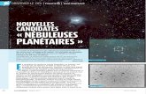 NOUVELLES CANDIDATES «NÉBULEUSES PLANÉ …Astronomie... · collaboration continue étant assurée entre Agnès Acker et Pascal Le Dû. Le nombre et la distribution des nébuleuses