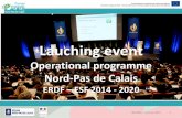 Operational programme Nord-Pas de Calaisec.europa.eu/.../201506/a_workshop_launching_event_ch_rouillon.pdf · Cet événement est cofinancé par l’Union européenne. L’Europe