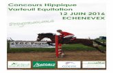 Programme Concours Hippique 2016 - Varfeuil Equitation · 5 Claire Chartier Epril Cinq Les Ecuries de Botilly ... 24 Florine Barlet Galatee Varfeuil Equitation 25 Camille Huguet Cyrian