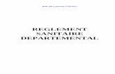 REGLEMENT SANITAIRE DEPARTEMENTAL - … RSD... · rsd mis à jour du 17/01/2011 reglement sanitaire departemental . table des matieres reglement sanitaire departemental titre i les