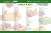 Flavors Request a sample: 661-257-3400flavorproducers.com/pdf/FPI_Flavor_Ideas_2015.pdf · crÈme brulee crÈme caramel crÈme de cocoa crÈme de menthe cucumber cucumber mint ...
