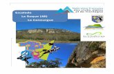 Escalade La Roque (48) La Canourgue escalade.pdf · COMITE DEPARTEMENTAL LOZERE DE LA FFCAM Escalade à LA ROQUE Commune de La Canourgue Communauté de communes Aubrac-Lot …
