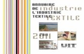 Annuaire de l’industrie textile - Azur Communications · .fr 1 Édito L’industrie textile française forte de ses 2 300 entreprises, souvent de petite taille, a su pro˜ter de