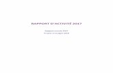 RAPPORT D’ACTIVITÉ 2017 - francelymphomeespoir.fr · Rapport morale 2017 ... Participations comités d’experts: Ligue, EHA , EBMT ... Visite de l'unité de la pharmacie hospitalière