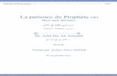 La patience du Prophète (() face aux sévices · Web viewAuthor Dr. Adel Ibn Ali Achaddi Created Date 03/07/2016 00:54:00 Title La patience du Prophète (() face aux sévices Subject