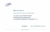 LES ACTIVITÉS PÉDAGOGIQUES COMPLÉMENTAIREScache.media.eduscol.education.fr/file/ecole/30/0/APC_-_Reperes_oct... · men-dgesco r epÈres pour mettre en Œuvre « les activitÉs