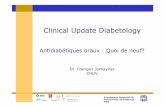 Clinical Update Diabetology - SGED SSEDsgedssed.ch/fileadmin/files/3_kongresse_tagungen/33_keyslides_sged... · L’octet du diabète de type 2 Tahrani AA et al, Lancet ... diabetes