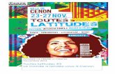 Toutes latitudes #2 Le monde a rendez-vous à Cenon · DOSSIER DE PRESSE // CENON Novembre 2016 Toutes latitudes #2 Le monde a rendez-vous à Cenon