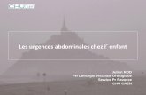 Les urgences abdominales chez lecole-de-chirurgie.fr/wp-content/uploads/2015/05/urgences-chirurgie... · Etiologie primaire ++ ( au décours infection virale) ... Répartition des