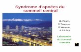 Syndrome d'apnées du sommeil central · JL Pépin, R Tamisier B Wuyam, & P Lévy Laboratoire du Sommeil Grenoble Syndrome d'apnées du sommeil central * Rare par rapport au SAS obstructif