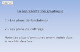 La représentation graphique 1 - Les plans de fondations 2 ...bgrec.free.fr/Mooc/Cours/CM3 - CONS2 - Cours.pdf · formes de la réalisation et des notes de calcul qui donnent les