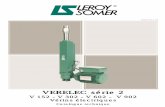 VERELEC série 2 - Leroy-Somer · Des applications multiples 4 Manœuvre de trappe de ventilation bâtiment à élevage. Manœuvre de basculement de cuve. Vérins électriques