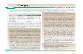 Carya - afplanaudiere.org · Variétés disponibles: La plus connue est la Weschcke qui a toutefois besoin de 2800 unités thermiques pour rendre la noix à terme. Les autres ont