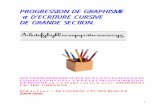 PROGRESSION DE GRAPHISME et Dâ€™ECRITURE CURSIVE .1 progression de graphisme et dâ€™ecriture cursive