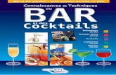 du Cocktails et des - Cuistophecuistophe.free.fr/ouvrage/cocktails.pdf · Connaissances et Techniques du et des Produits servis au bar Cocktails Législation du bar Gestion du bar