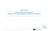 André PIRLET Horizon-2020 appels 2018-2020 Atelier ...€¦ · quickly to the market, ... and industrial companies interested in AR & VR ... ICT-08-2019 : Security and resilience