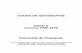 COURS DE GEOGRAPHIE DAEU A session 2009-2010 … · COURS DE GEOGRAPHIE DAEU A session 2009-2010 Université de Perpignan cours propriété intellectuelle de Cédric Vouillon ( ...