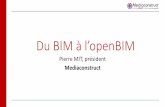 Du BIM à l’openBIM - envirobatcentre.com · DfMA & Offsite. MVD Scheduling; Integrated Digital Built Environment. IDM Model Setup; MVD Quantity take off. IFC for Infra Road map;