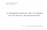 L’implantation de l’Islam en France aujourd’hui.hroulland.free.fr/nicole/maitrise.pdf · inter-religieux en tentant de définir le terme de dialogue dans un sens constructif