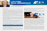 lettRe aUX MeMBRes - Bienvenue ! | CFA Montreal · PDF filemoyens pour rendre notre fonctionnement plus productif. À ce titre, nous cherchons à augmenter notre capacité à or- ganiser