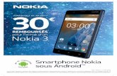 REMBOURSÉS - media-rdc.com · Pour bénéficier de votre remboursement : 1. Valable pour tout achat d’un mobile Nokia 3 entre le 13/11/17 et le 31/12/17 dans l'une des enseignes