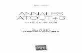 annales atout+3concours-atoutplus3.com/wp-content/uploads/2016/11/annales_2014.pdf · ment dans les secteurs du marketing international, de la logistique et du tourisme. A la fois
