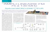 Ampli lineaire FM 75 à 130 MHz - francismerck.free.frfrancismerck.free.fr/Pdf/ampli FM 3W.pdf · T rès souvent, le cour-rier parvenant à la ré-daction concerne les modifications