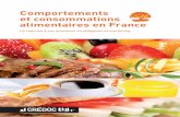 Comportements et consommations CCAF alimentaires … · L’enquête CCAF 2016 Comportements et consommations alimentaires en France CArACtéristiques techniques Terrain d’enquête