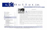 Le Bulletin - CHEUVREUX NOTAIRES PARIS · 4 par le nouvel article L. 302-6 du CCH. Un décret et un arrêté du 12 avril 2001 déterminent le contenu et les modalités d'élaboration