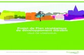 Projet de Plan stratégique de développement durable · Projet de Plan stratégique de développement durable 4 Vision, objectifs, orientations et pistes d’action Ville de Longueuil