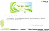 Ou comment la biologie peut résoudre des problèmes …asso-acit.fr/wp-content/uploads/2011/12/vanDevan_-Probiotex-final.pdf · Ou comment la biologie peut résoudre des problèmes