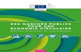 DES MARCHÉS PUBLICS POUR UNE ÉCONOMIE …ec.europa.eu/environment/gpp/pdf/cp_european... · ce service: par ...  ... relatifs à l’économie circulaire dans les ...