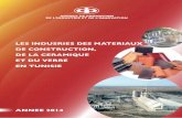 LES INDUSRIES DES MATERIAUX DE … · BTP : Bâtiment et ... Les ciments sont les principaux produits exportés en 2012, avec 28% des ... pays le premier client de la Tunisie. L’Algérie