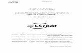 CERTIFICAT CSTBat ELEMENTS RESISTANTS DE STRUCTURE EN ...evaluation.cstb.fr/doc/certification/certificats/qb02-04/qb02e... · 3.212 Equivalent de sable ... (conduit selon les prescriptions