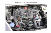 Moteur HDI 2.0L avant modification · Pompe à injection Injecteurs Gazole alimentation carburant Réservoir et pompe Réservoir auxiliaire HVP 70 L d’origine 60L dans coffre Kit