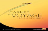 CARNET DE VOYAGE 20122013RAPPORT - … · 06 • carnet de voyage 2012 •2013 07 • carnet de voyage 2012 •2013 aircraft interiors cabin & zodiac structures la conception globale
