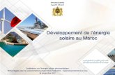 Développement de l’énergie solaire au Marocmarokko.ahk.de/fileadmin/ahk_marokko/2017/Events/Presentation... · Turbines à Gaz (TAG) ... Charbon Fuel et Gasoil Gaz naturel Hydraulique
