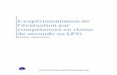 L’expérimentation de l’évaluation par compétences en ...ww2.ac-poitiers.fr/espagnol/IMG/pdf/Experimentation_LP2i.pdf · LP2i – Espagnol LV – Année scolaire 2011-2012 3