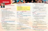 PROGRAMME - y.ennaji.free.fry.ennaji.free.fr/festivalamazigh8/docs/programme amazighe fr.pdf · Chanteur Mohamed Rouicha Expositions au Palais des Congrès : - Livres - Tapis amazighs