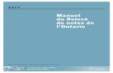 Manuel du Relevé de notes de l’Ontario, 2013 · ISBN 978-1-4606-0703-9 (PDF) ... de convertir les titres originaux de cours en titres de cours du système uniforme de codage (ou
