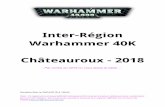 Inter-Région Warhammer 40K Châteauroux - 2018latourdesgriffons.fr/Files/Other/ReglementfinalInterRegion2018-2.pdf · Inter-Région Warhammer 40K Châteauroux - 2018 P a r co n t