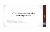 «Techniques originales réémergentes» - Accueil - SPILF · • Au 16 ième siècle avec le chirurgien et anatomiste français Ambroise Paré • Première guerre mondiale : chirurgien