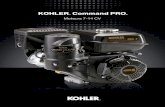 Command PRO FRA - kohlerpower.mx€¦ · kohler ® command pro ® encombrement du moteur vue de haut vue prise de force prise de force cylindrique Ø 3/4” bride mÉtrique: espace