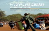 La FAO, les forêts et le changement climatique · la fao, les forÊts et le changement climatique Œuvrer avec les pays pour attÉnuer le changement climatique et s’adapter À