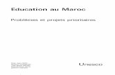 Education au Maroc - UNESDOC Databaseunesdoc.unesco.org/images/0001/000127/012770fo.pdf · ral), R. Harris (enseignement technique), L. Vu Cong (économie), tous trois membres du
