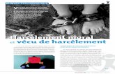 Harcèlement moral vécu de harcèlement - veronique …veronique-sichem.eu/wp-content/uploads/2015/10/2015-Harcelement-… · RISQUES PSYCHOSOCIAUX LES CARNETS DU 142 AOÛT – SEPTEMBRE