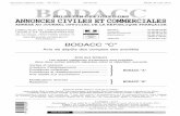ANNONCES CIVILES ET COMMERCIALES - Bodacc.fr€¦ · Conformément à l'article 4 de l'arrêté du 17 mai 1984 relatif ... 7 7 7 1 8 9 1 3 0 5 ... 10 – ° 442 591 566. RCS Saint-Quentin