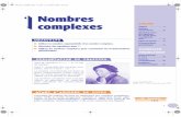 1complexes - Authentificationextranet.editis.com/images/300/art/doc/8/85717b7aca... · Exercices d’entraînement . . . . 20 ... Utiliser les nombres complexes pour caractériser