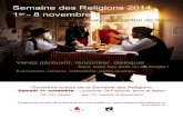 Semaine des Religions 2014 1er - 8 novembre - arzillier.ch · Ouverture suisse de la Semaine des Religions ... initiation – 19h, zazen (méditation) – 19h30, ... SdR2014-FlyerLight.docx