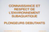 CONNAISSANCE ET RESPECT DE …plongee.montelimar.free.fr/pdf/cours/N1/Diaporama environnement... · Halimeda tuna CONNAÎTRE LES PRINCIPALES ESPÈCES LES ESPÈCES COURAMMENT RENCONTRÉES